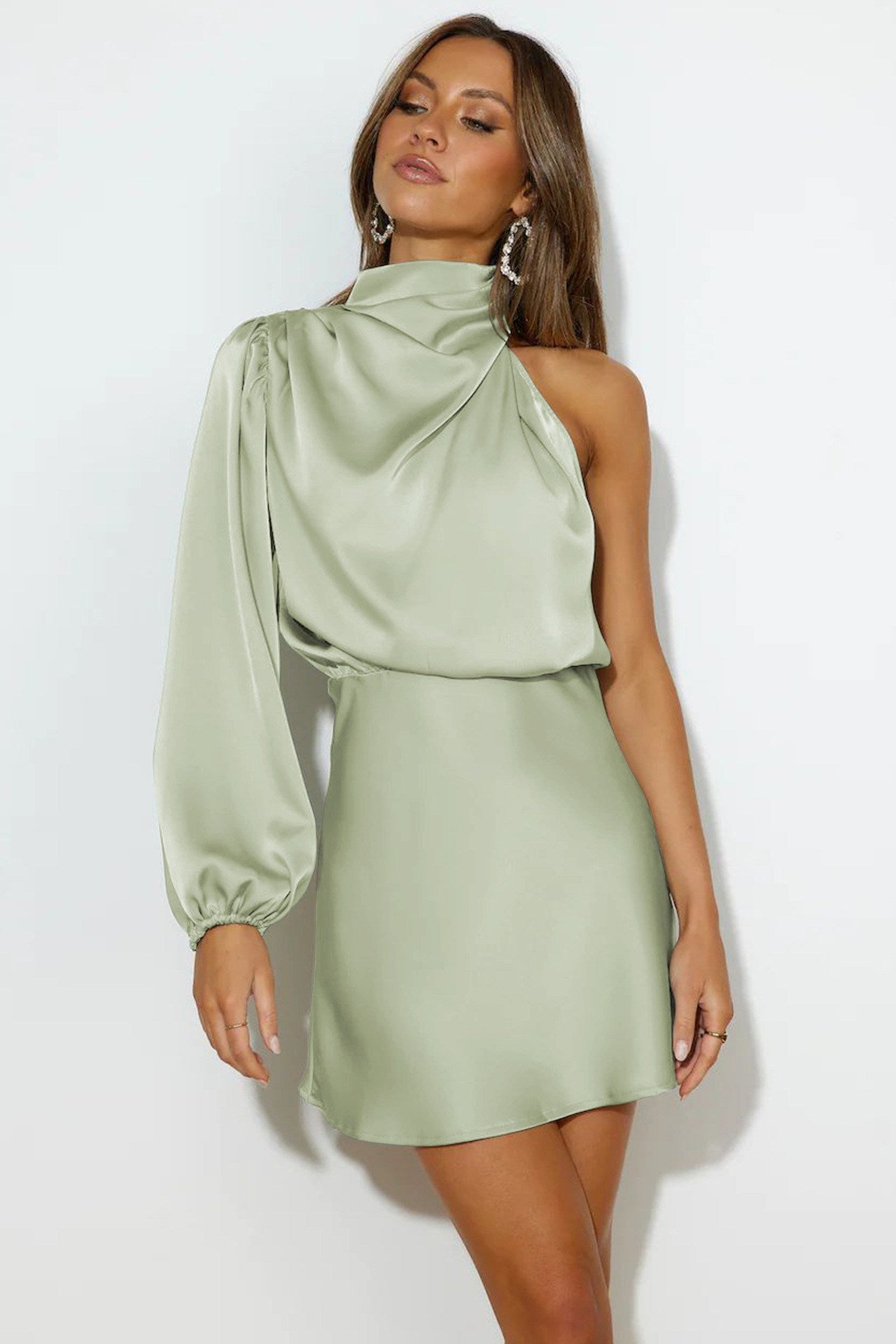 Lissy Mini Dress - Light Green